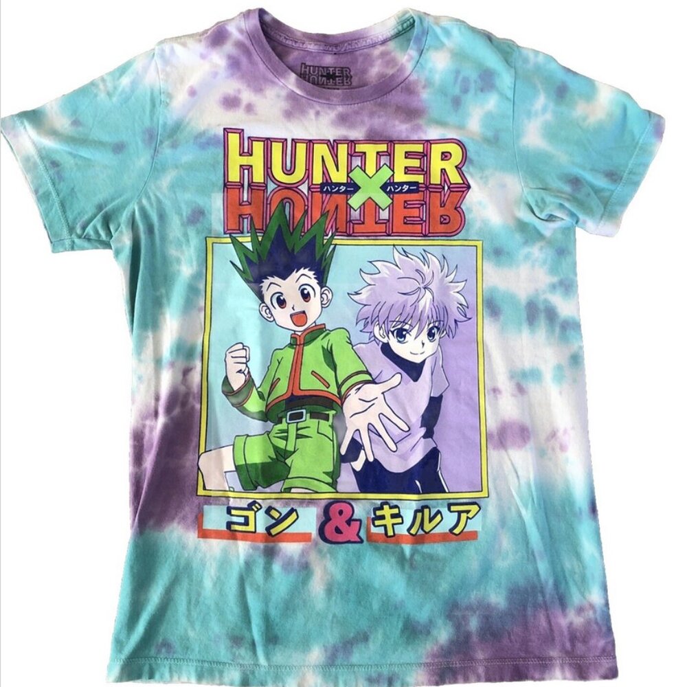 Hunter X Hunter Graphic T-Shirt - M - Tie Dye - Japanese Anime